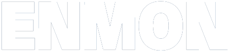 Enmon white logo
